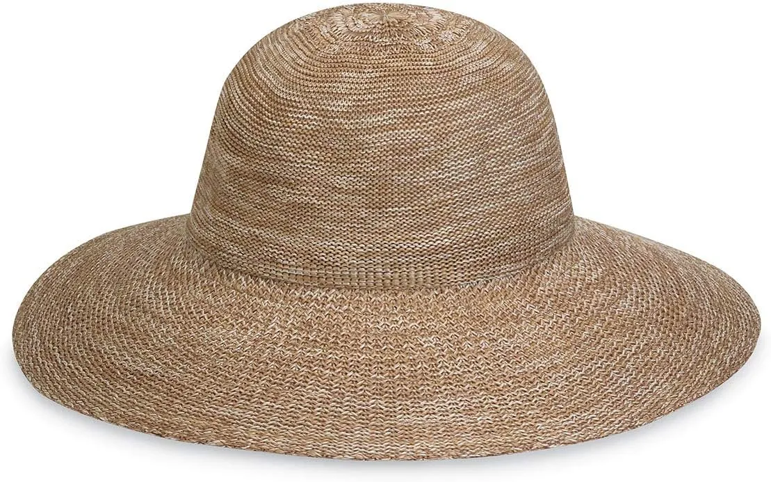 Wallaroo Hat Company Women’s Victoria Diva Sun Hat – Wide Brim, Packable, Adjustable, Lightweight, Medium, Summer Beach Hat