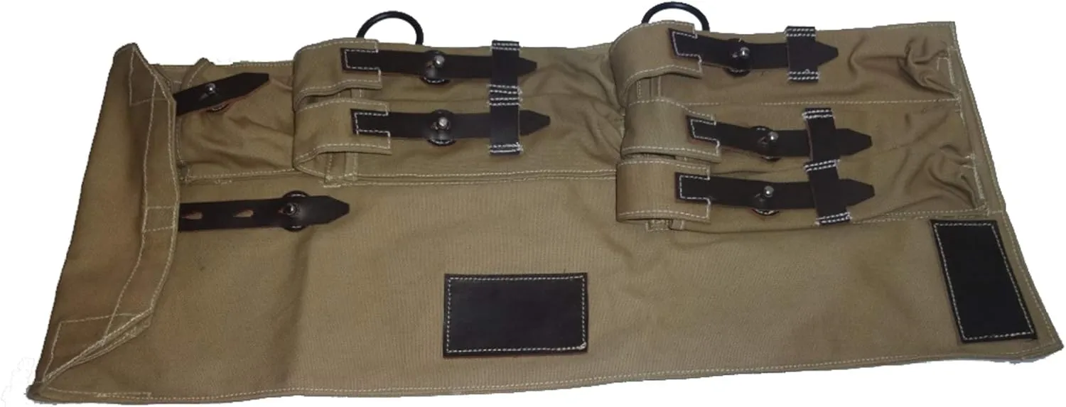 warreplica German WWII MP 40/MP40 SMG Canvas & Leather Carry Case, MP40 Schmeisser