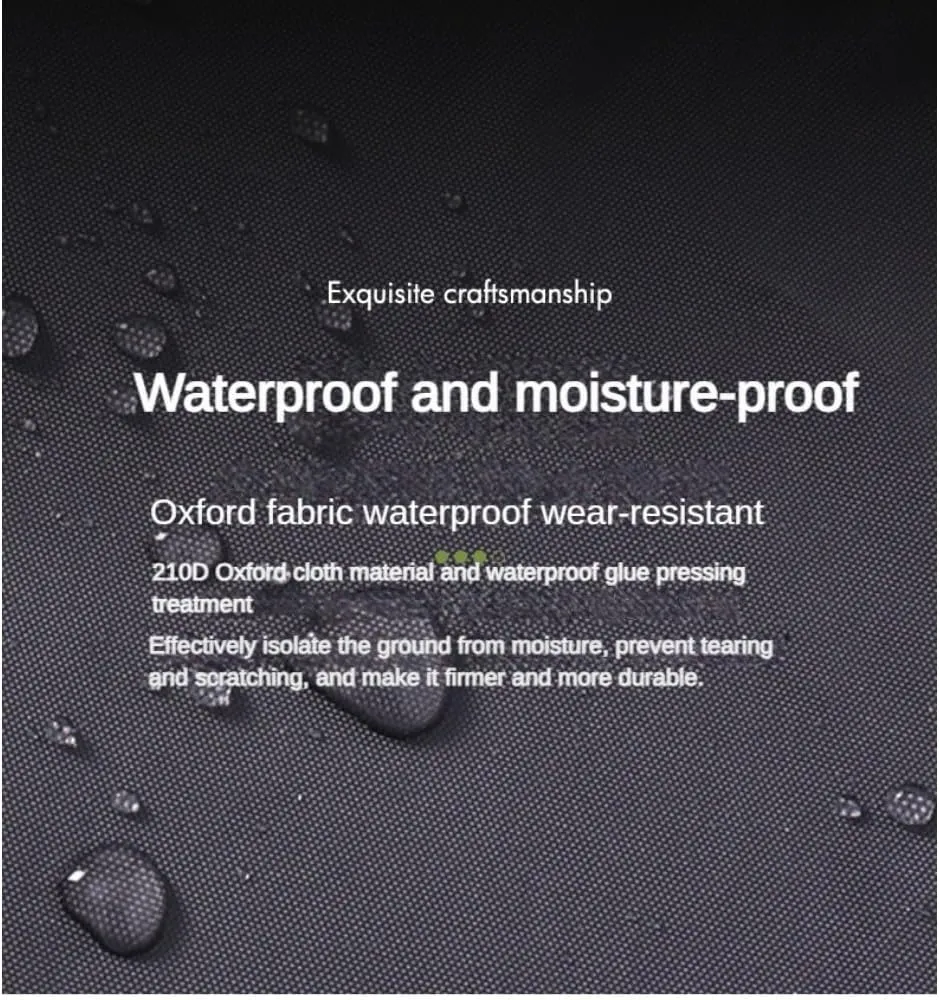 Waterproof Camping Tent Tarp, Multifunctional Tent Footprint for Camping, Hiking and Survival Gear, Lightweight (300x300cm)