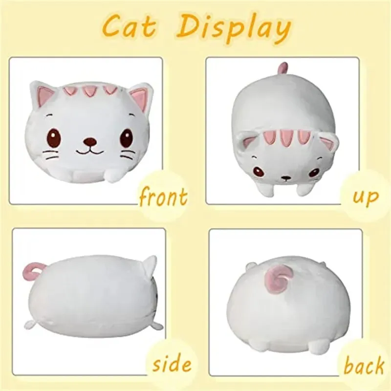 White Cat Plush Toy 20cm Stuffed Animal Cartoon Doll Soft Pillow Cushion Cute Kawaii Birthday Gift