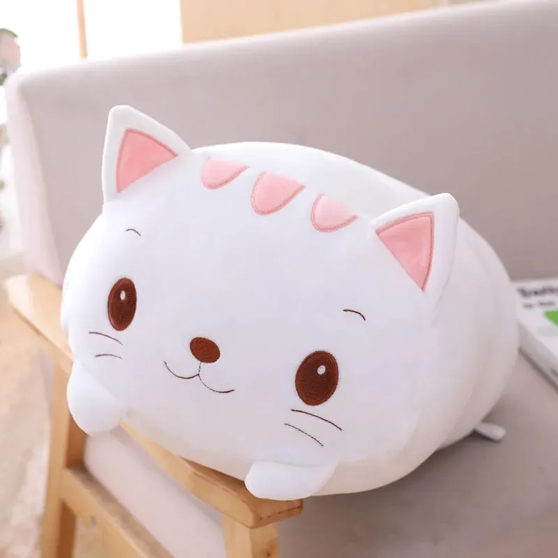 White Cat Plush Toy 20cm Stuffed Animal Cartoon Doll Soft Pillow Cushion Cute Kawaii Birthday Gift