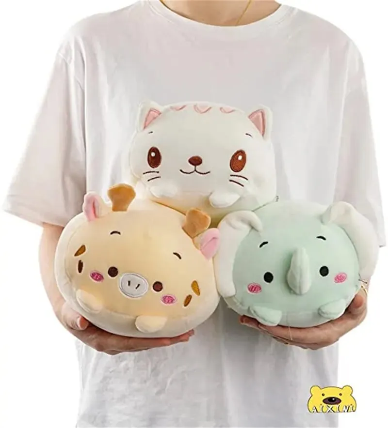 White Cat Plush Toy 20cm Stuffed Animal Cartoon Doll Soft Pillow Cushion Cute Kawaii Birthday Gift