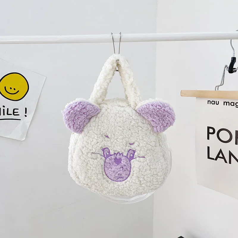 Wholesale New Children's Bags Cute Plush Shoulder Bag JDC-SD-YuanDuo040