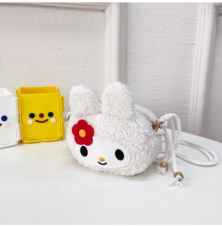 Wholesale plush cartoon messenger bag JDC-SD-KR056