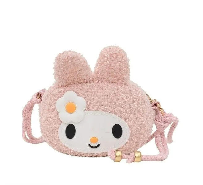 Wholesale plush cartoon messenger bag JDC-SD-KR056