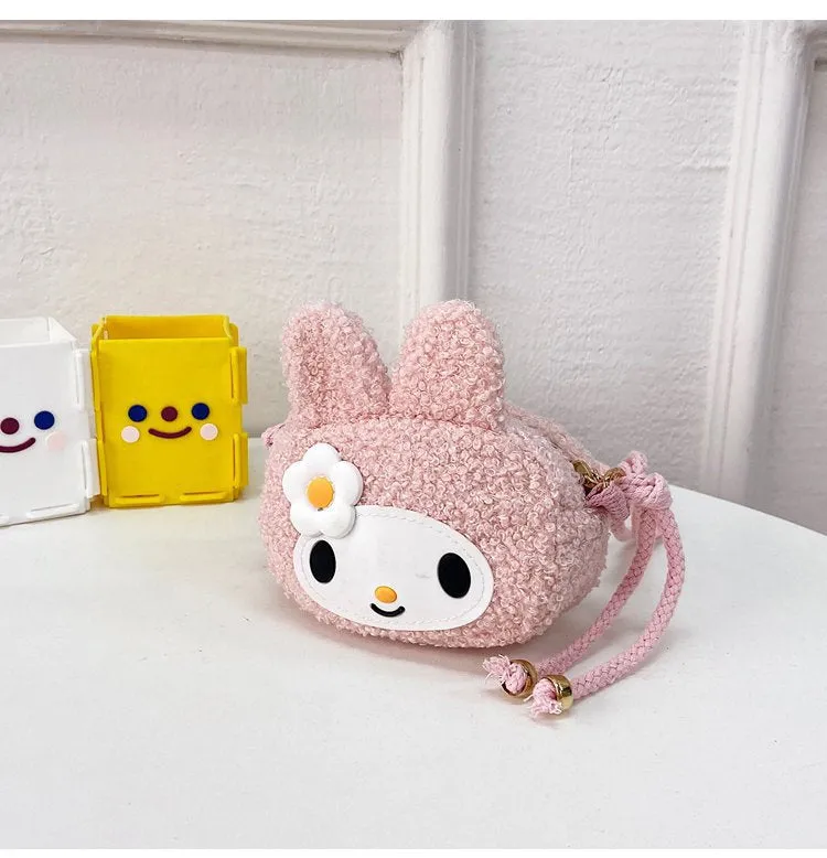 Wholesale plush cartoon messenger bag JDC-SD-KR056