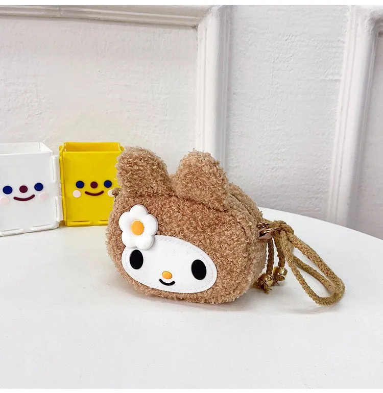 Wholesale plush cartoon messenger bag JDC-SD-KR056