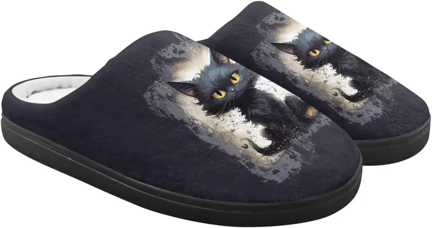 Winter Fuzzy Slippers for Kids, Soft Comfy House Slippers for Bedroom, Closed Toe Anti-Skid Scuff Slippers