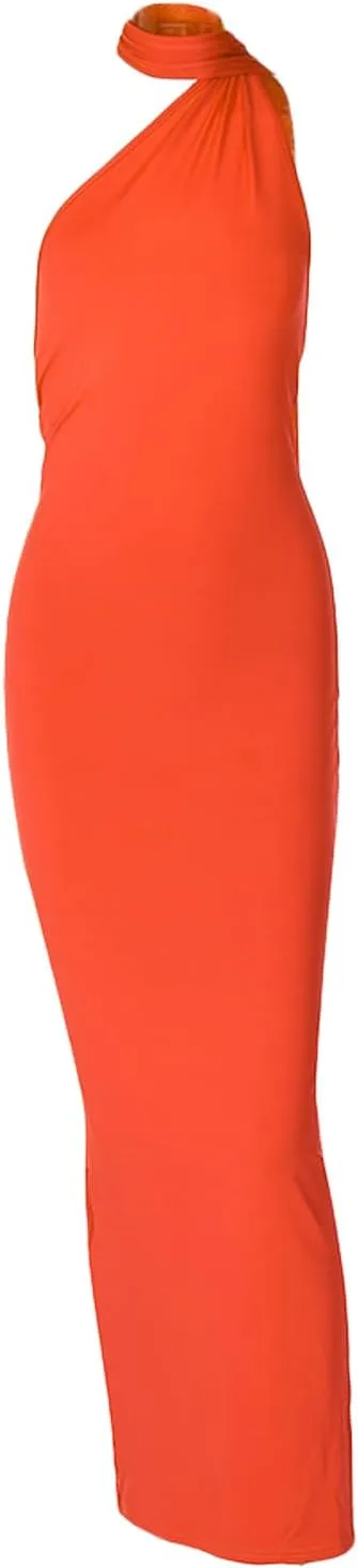 Women Floral Maxi Tube Dress with Scarf Y2k Strapless Sexy Backless Mesh Bodycon Long Dresses Cocktail Sundress