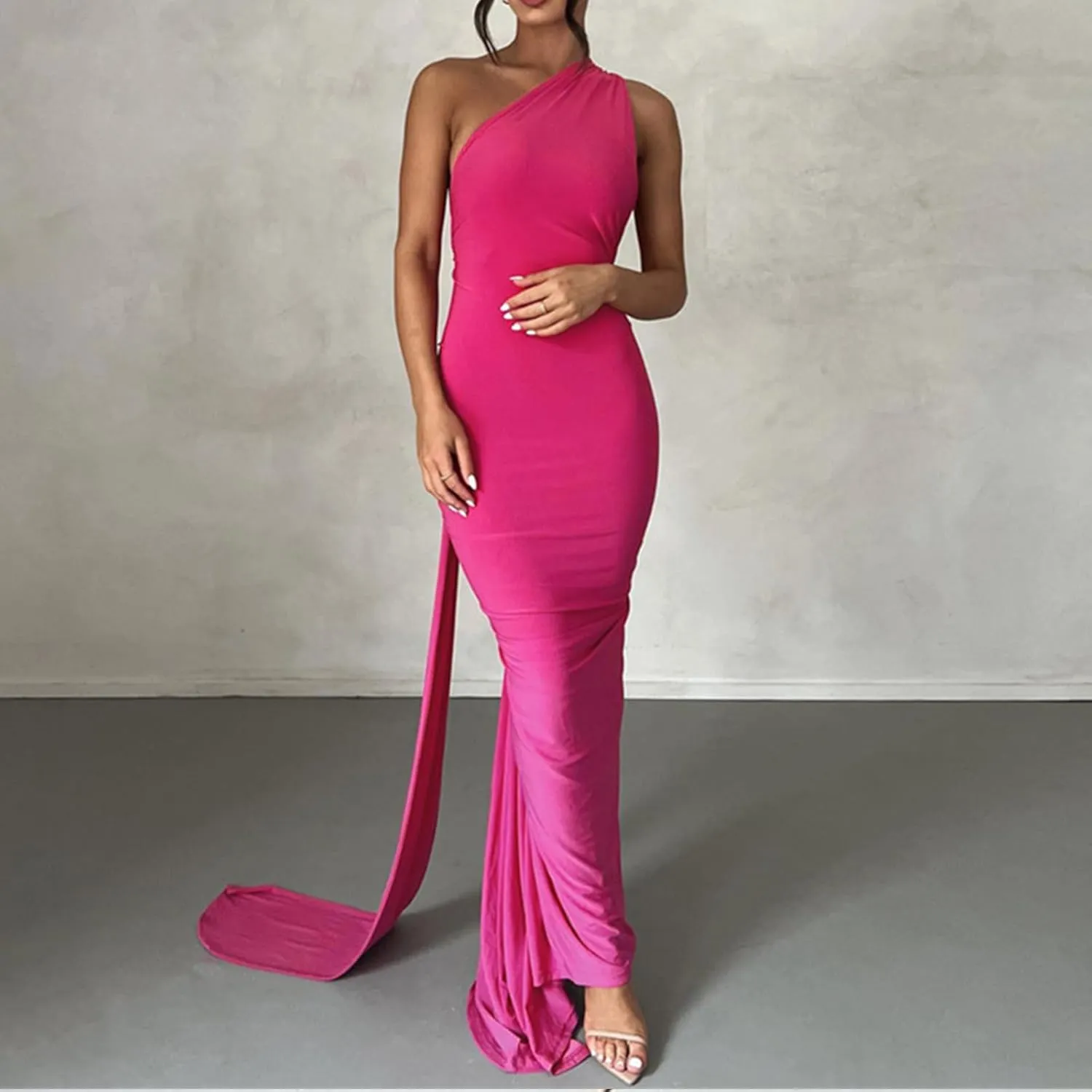 Women Floral Maxi Tube Dress with Scarf Y2k Strapless Sexy Backless Mesh Bodycon Long Dresses Cocktail Sundress