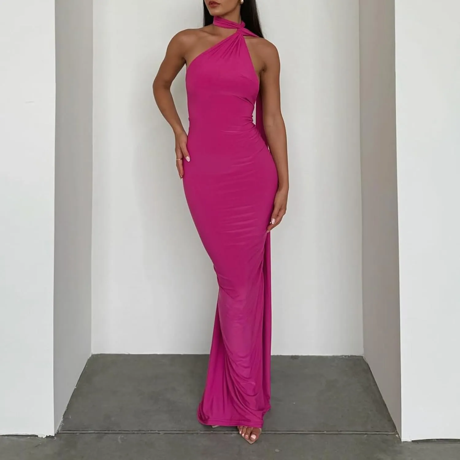 Women Floral Maxi Tube Dress with Scarf Y2k Strapless Sexy Backless Mesh Bodycon Long Dresses Cocktail Sundress