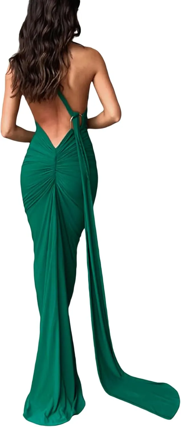 Women Floral Maxi Tube Dress with Scarf Y2k Strapless Sexy Backless Mesh Bodycon Long Dresses Cocktail Sundress