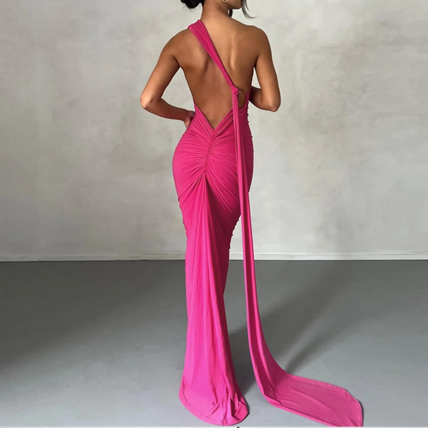 Women Floral Maxi Tube Dress with Scarf Y2k Strapless Sexy Backless Mesh Bodycon Long Dresses Cocktail Sundress