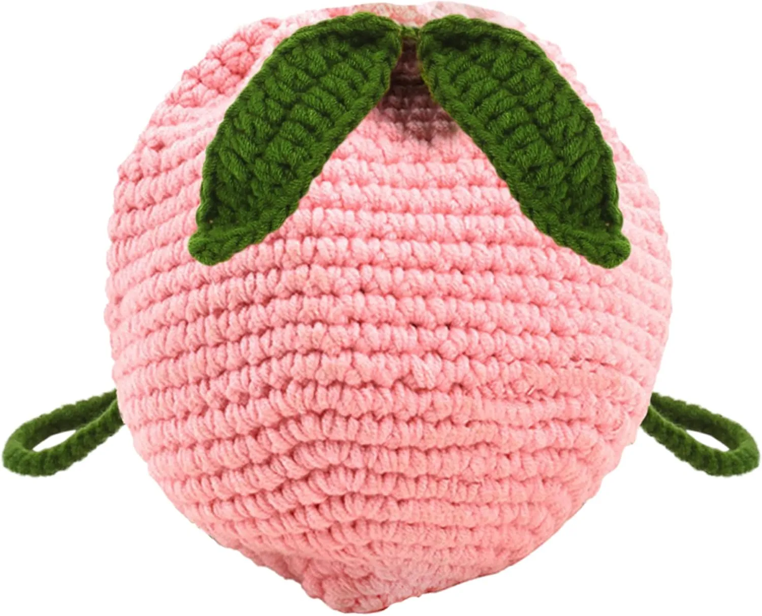 Women Girls Mini Fruit Knitting yarn Crochet Crossbody Shoulder Bag Coin Purse