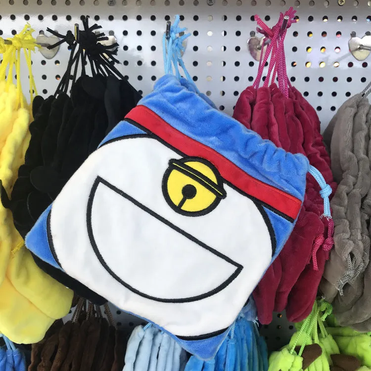 Women's & Men's & Plush Cute Drawstring Korean Mobile Bags