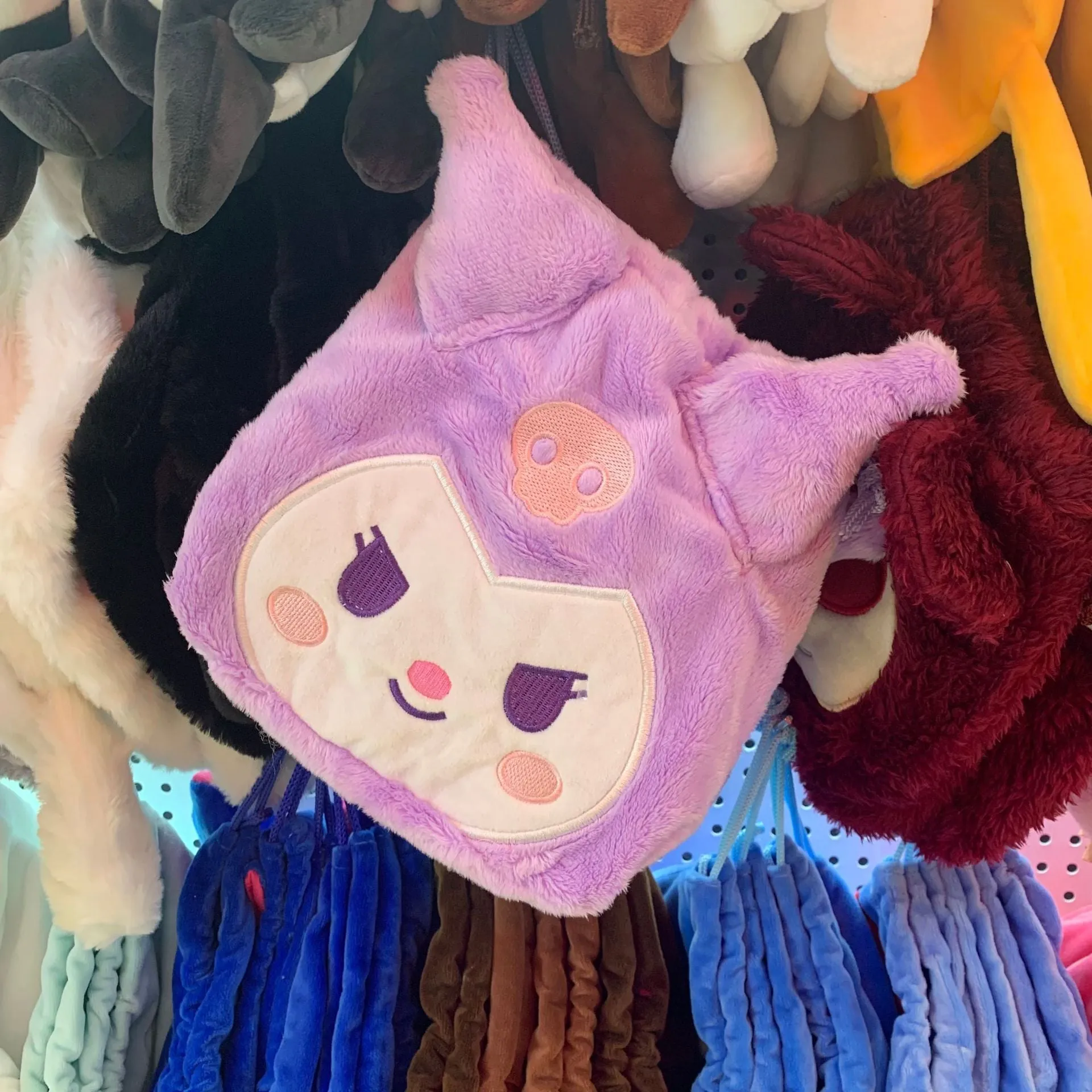 Women's & Men's & Plush Cute Drawstring Korean Mobile Bags