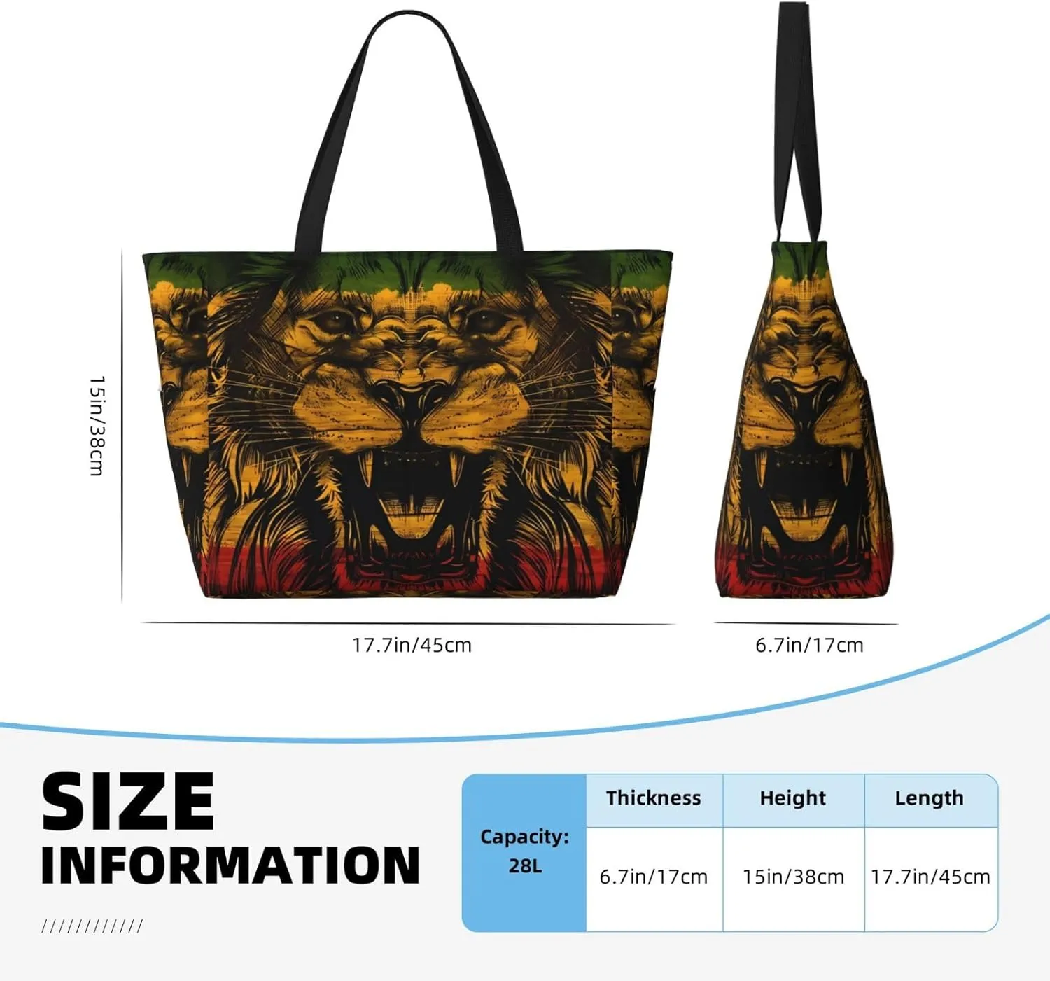 Women's Beach Travel Bags Large Waterproof Tote Bag with Pockets Sandproof Handbag for Beach Gym Vacation