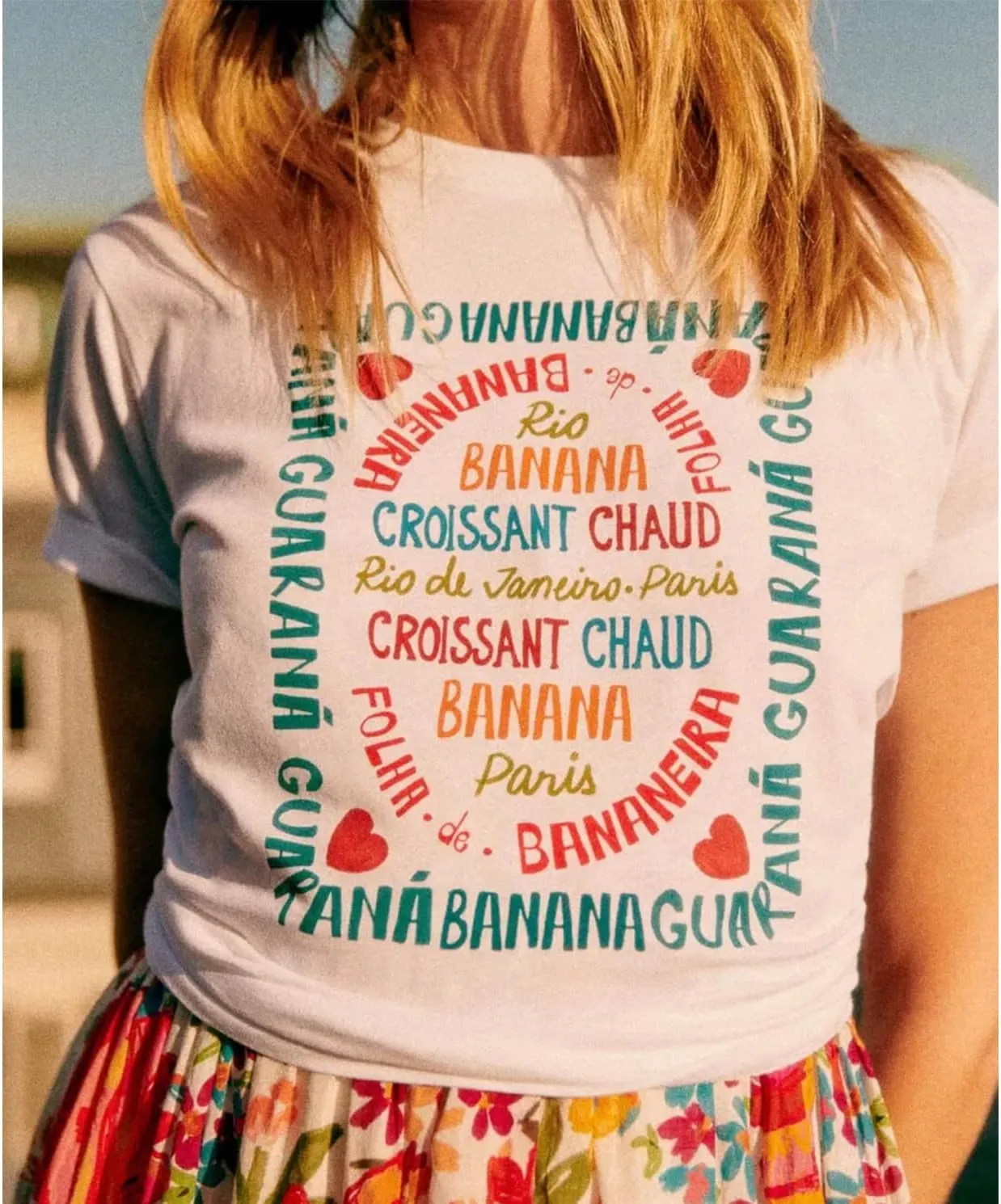 Womens Floral T Shirts Casual Boho Summer Tee Short Sleeve Oversized Beach Outfits Matching Wrap Mini Skirt