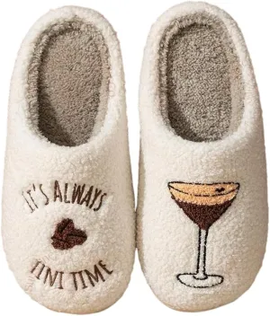 Womens Mens Cute Flowers Slippers Retro Memory Foam Cartoon Comfort Slippers Fuzzy Warm Plush Couple House Shoes