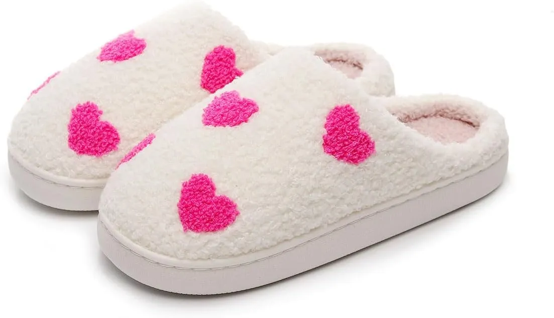 Womens Mens Dachshund Slippers Cute Dog Cartoon Bow Slippers Fuzzy Warm Plush Couple House Shoes