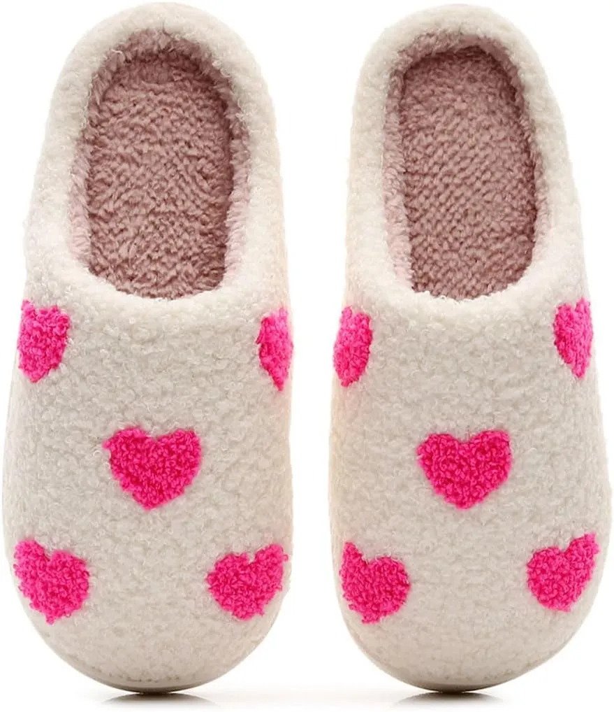 Womens Mens Dachshund Slippers Cute Dog Cartoon Bow Slippers Fuzzy Warm Plush Couple House Shoes