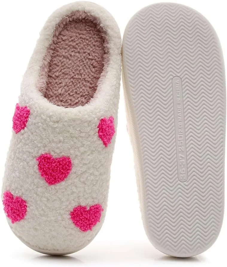 Womens Mens Dachshund Slippers Cute Dog Cartoon Bow Slippers Fuzzy Warm Plush Couple House Shoes