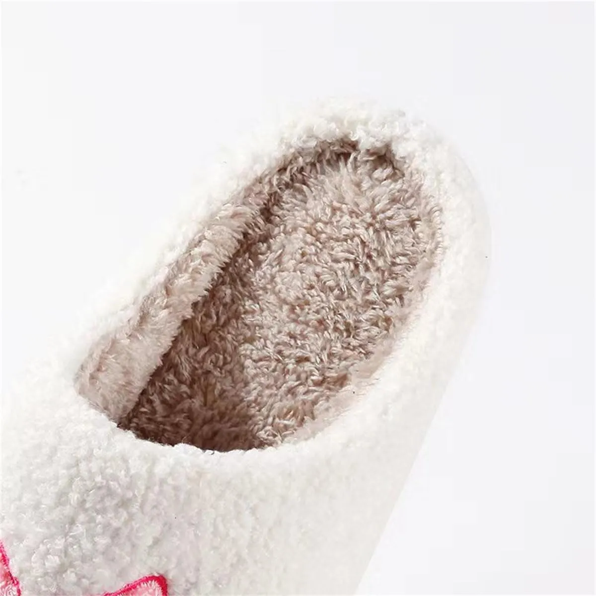 Womens Mens Dachshund Slippers Cute Dog Cartoon Bow Slippers Fuzzy Warm Plush Couple House Shoes