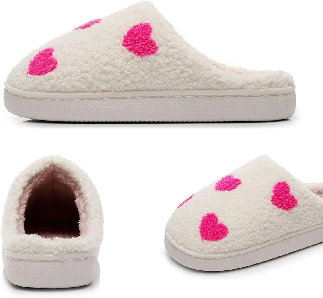 Womens Mens Dachshund Slippers Cute Dog Cartoon Bow Slippers Fuzzy Warm Plush Couple House Shoes