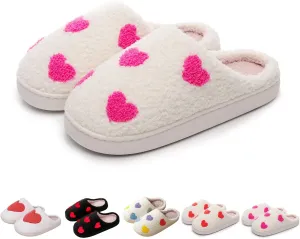 Womens Mens Dachshund Slippers Cute Dog Cartoon Bow Slippers Fuzzy Warm Plush Couple House Shoes