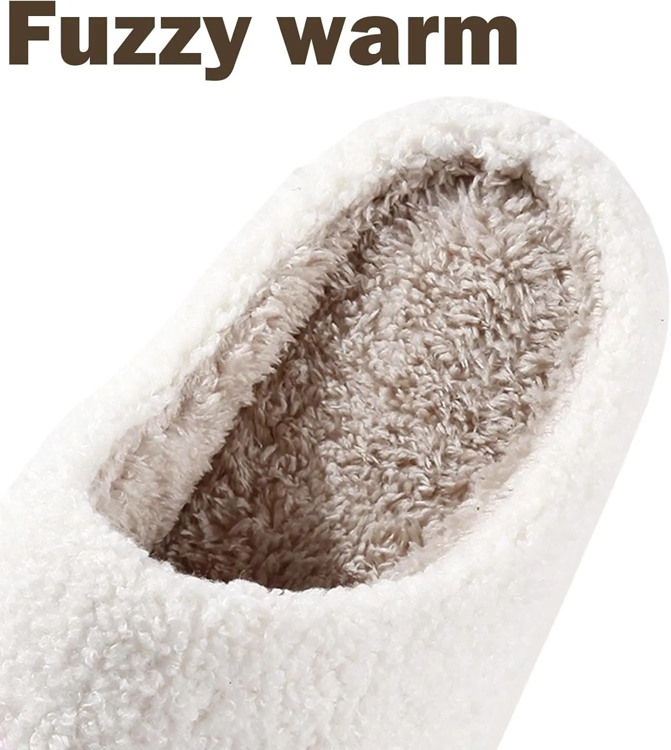 Womens Mens Slippers Retro Memory Foam Cute Cartoon Plush Fluffy Warm Fur Lined slippers Indoor House Home Winter Shoes