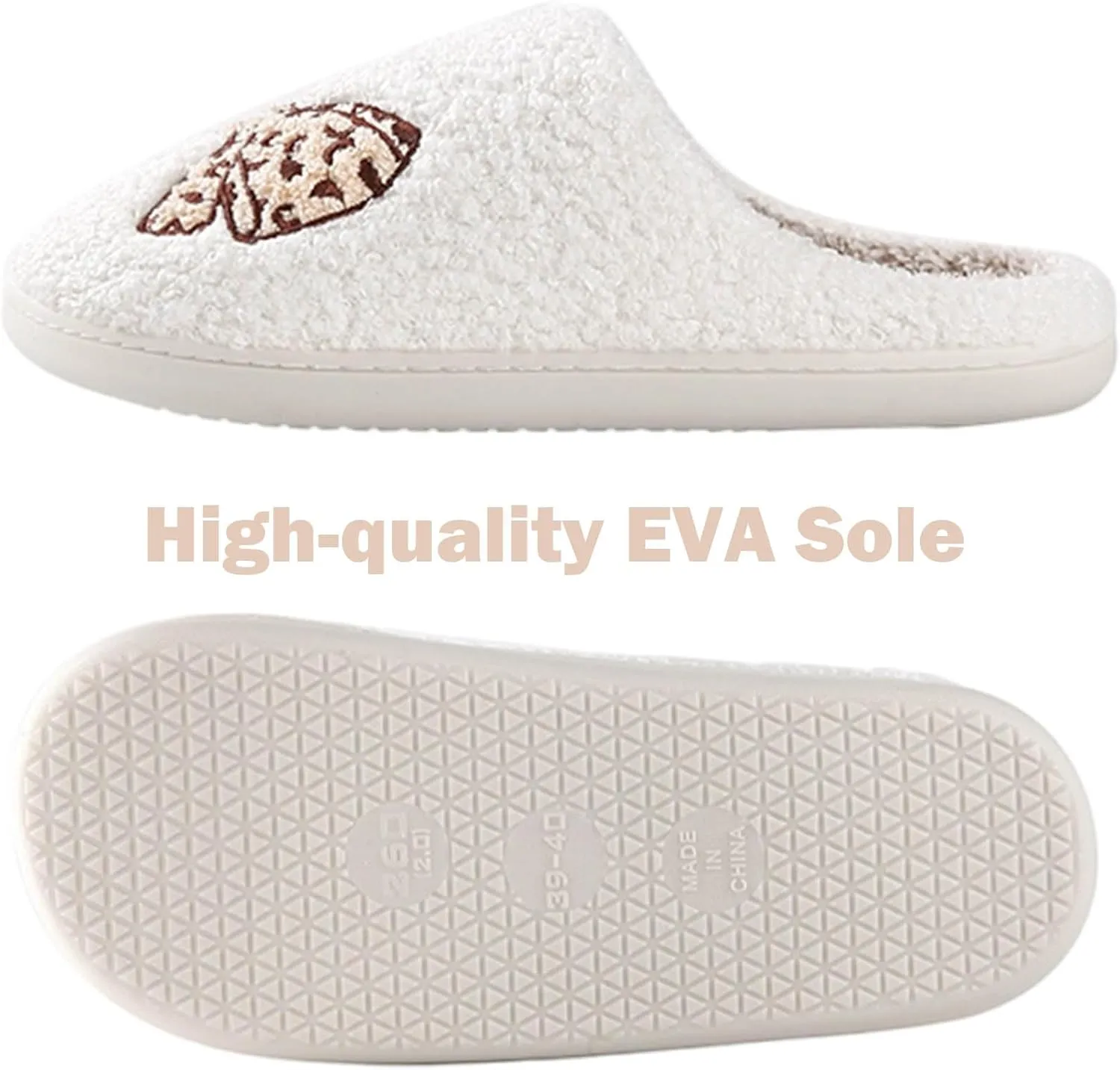 Womens Mens Slippers Retro Memory Foam Cute Cartoon Plush Fluffy Warm Fur Lined slippers Indoor House Home Winter Shoes