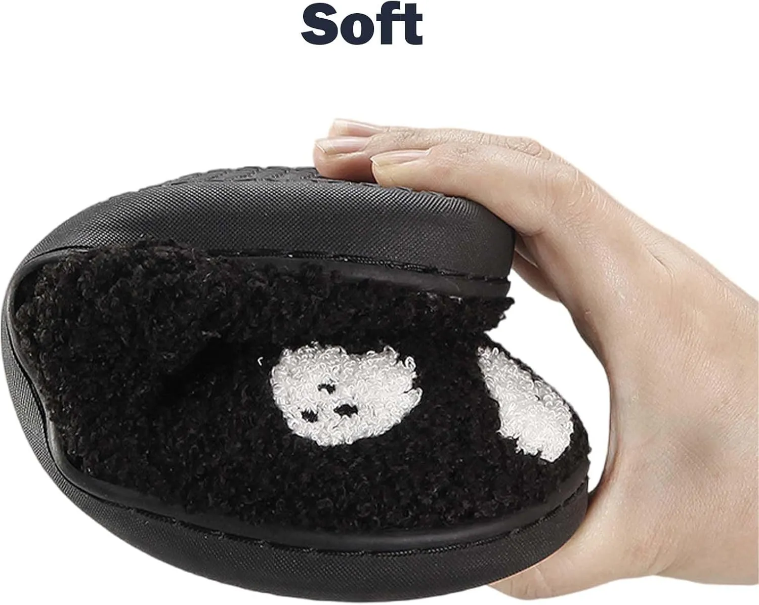 Womens Mens Slippers Retro Memory Foam Cute Cartoon Plush Fluffy Warm Fur Lined slippers Indoor House Home Winter Shoes