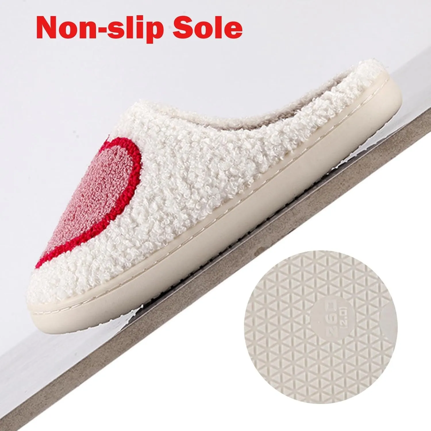 Womens Mens Slippers Retro Memory Foam Cute Cartoon Plush Fluffy Warm Fur Lined slippers Indoor House Home Winter Shoes
