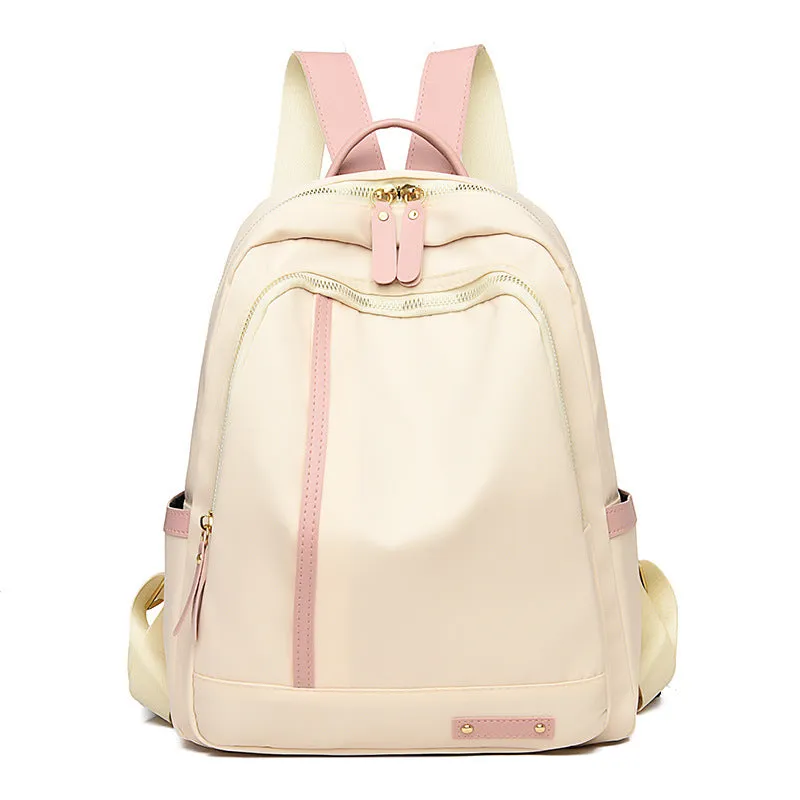 Women's Oxford Cloth Large Capacity Korean Style Versatile College Backpacks