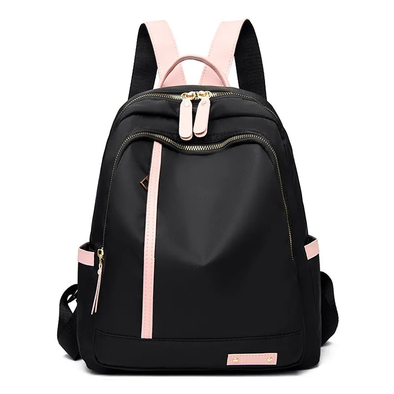 Women's Oxford Cloth Large Capacity Korean Style Versatile College Backpacks