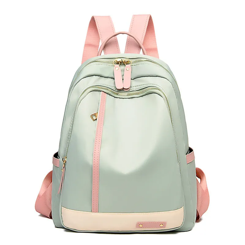 Women's Oxford Cloth Large Capacity Korean Style Versatile College Backpacks