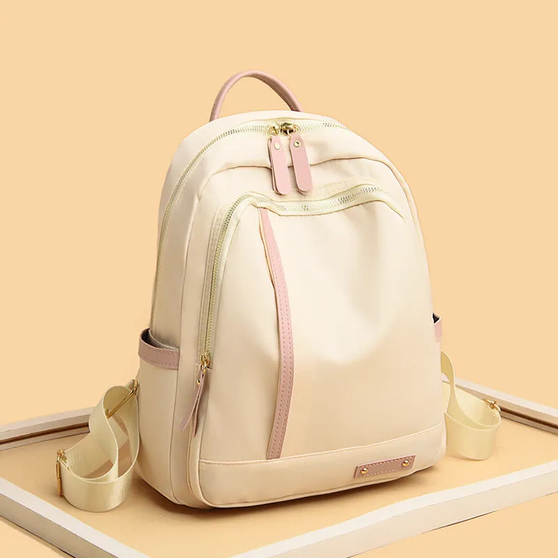 Women's Oxford Cloth Large Capacity Korean Style Versatile College Backpacks