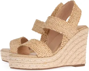 Women's Platform Sandals Wedge Ankle Strap Open Toe Sandals