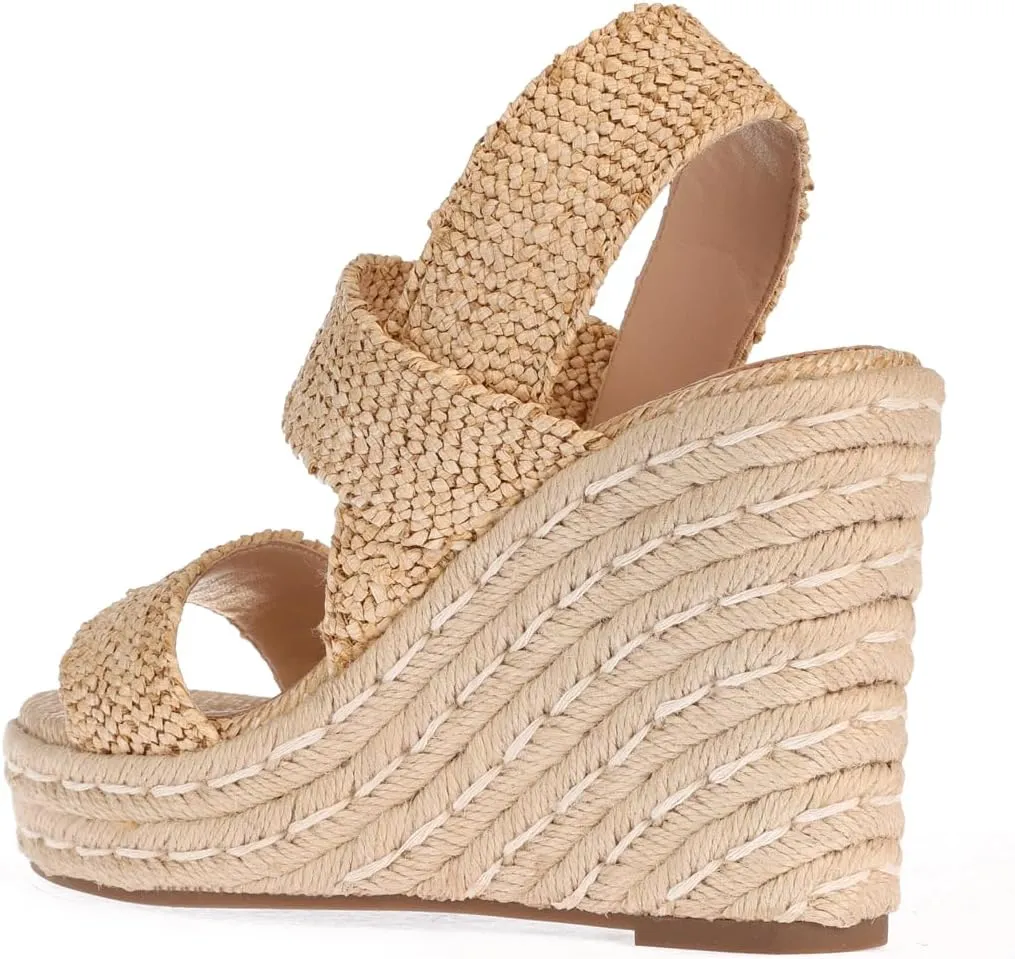 Women's Platform Sandals Wedge Ankle Strap Open Toe Sandals