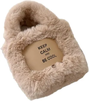 Women's Plush Handbag, Cute Fluffy Small Crossbody Bag
