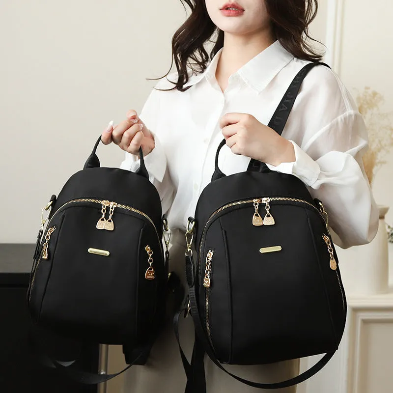 Women's Versatile Large Capacity Waterproof Oxford Cloth Backpacks