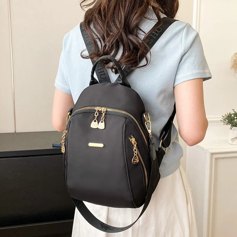 Women's Versatile Large Capacity Waterproof Oxford Cloth Backpacks