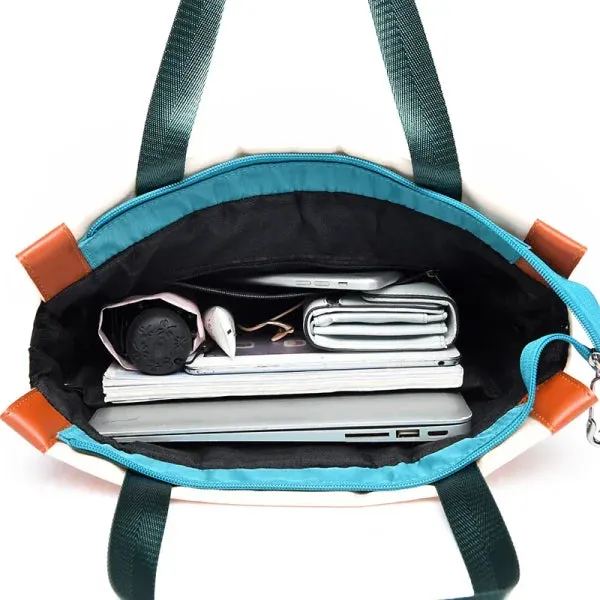 Women's Waterproof Oxford Backpack - Large Fashion Schoolbag for Teenagers & Travel
