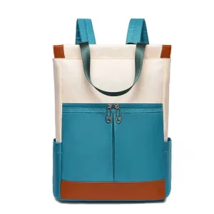 Women's Waterproof Oxford Backpack - Large Fashion Schoolbag for Teenagers & Travel