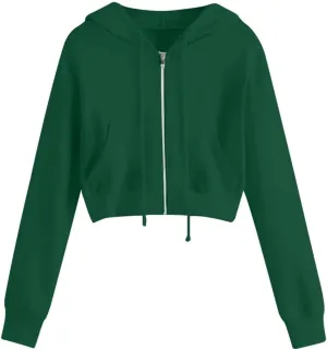 Womens Zip Up Hoodies Cat Ear Fall Fashion Outfits Y2k Hoodie Cropped Lightweight Jackets Workout Zi