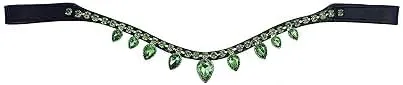 Wonder Wish Leather Horse Browband | Stunning Crystals & Leather Browband