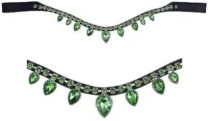 Wonder Wish Leather Horse Browband | Stunning Crystals & Leather Browband