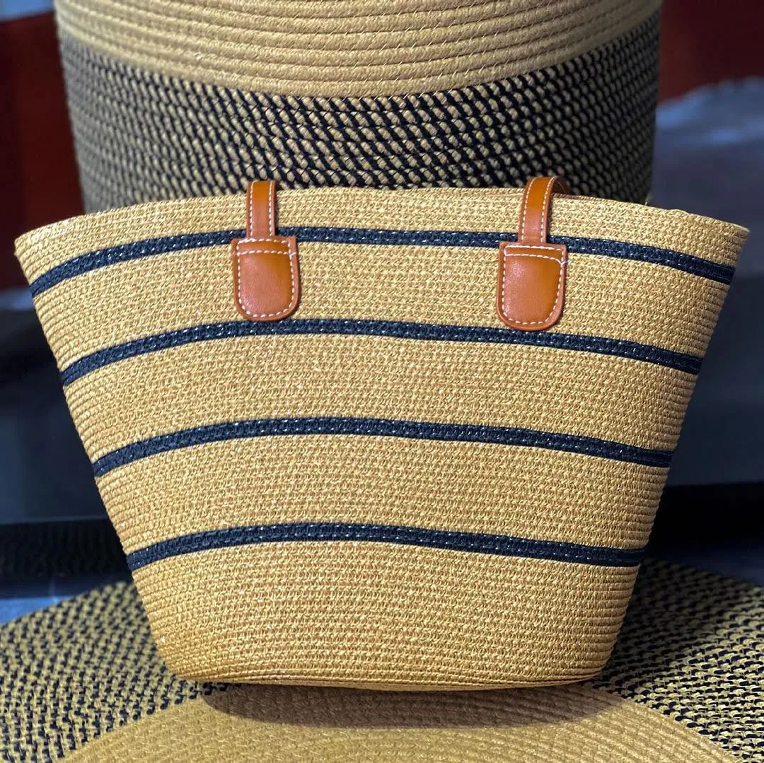 Woven beach bag