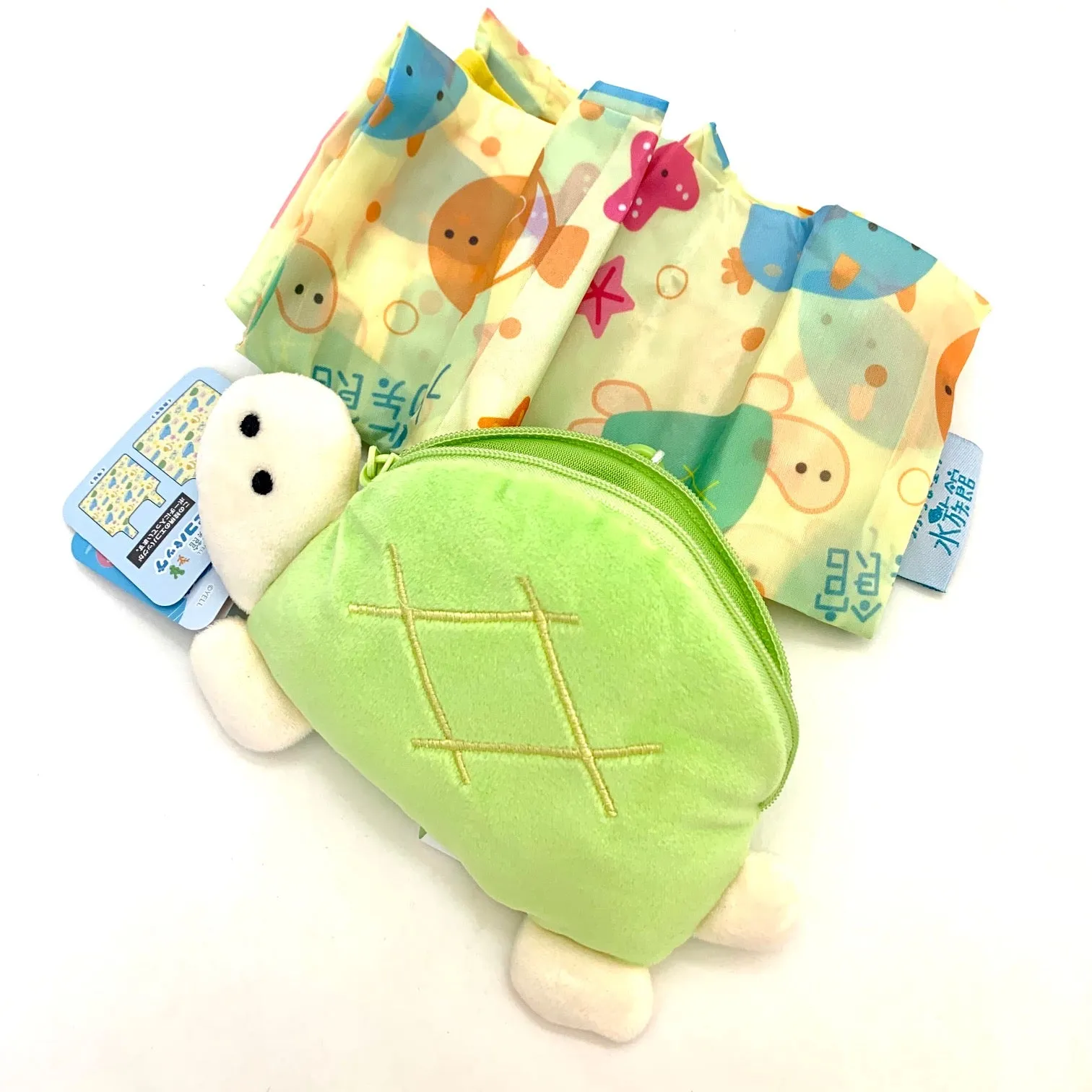 X 63238 Sea Life Reusable Eco Bag/Plush-DISCONTINUED