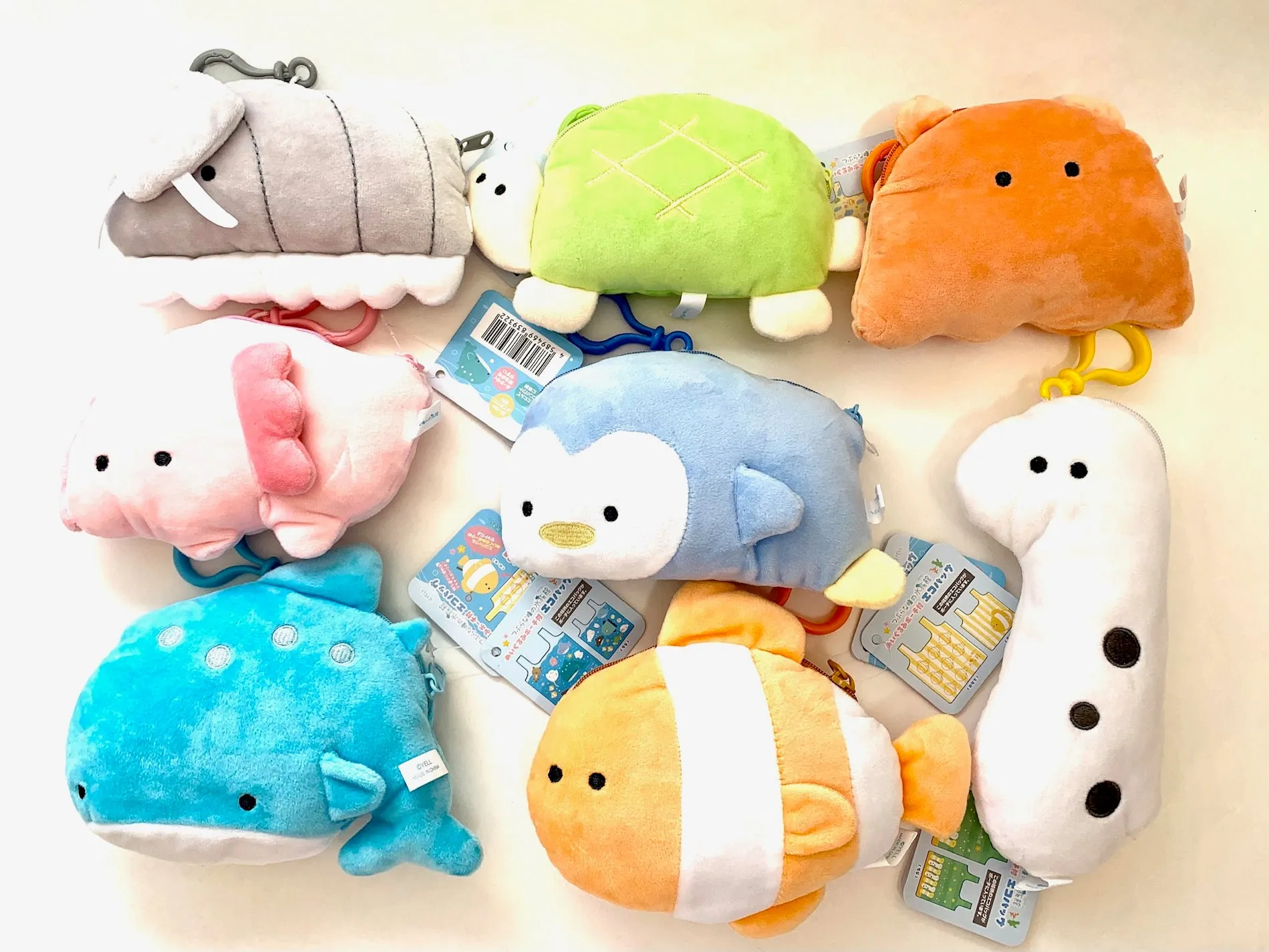 X 63238 Sea Life Reusable Eco Bag/Plush-DISCONTINUED
